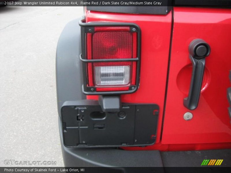 Flame Red / Dark Slate Gray/Medium Slate Gray 2007 Jeep Wrangler Unlimited Rubicon 4x4
