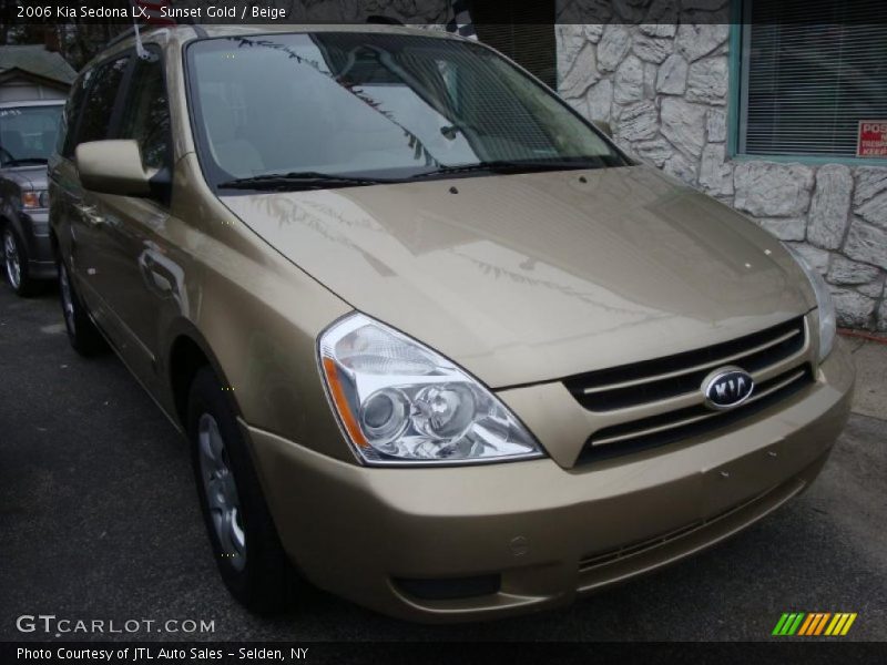 Sunset Gold / Beige 2006 Kia Sedona LX