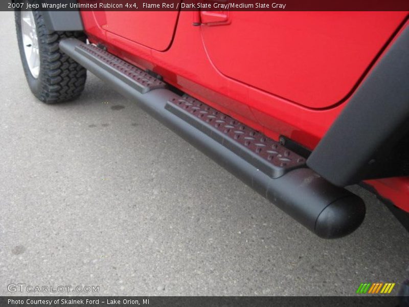 Flame Red / Dark Slate Gray/Medium Slate Gray 2007 Jeep Wrangler Unlimited Rubicon 4x4