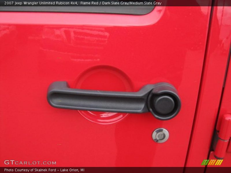 Flame Red / Dark Slate Gray/Medium Slate Gray 2007 Jeep Wrangler Unlimited Rubicon 4x4