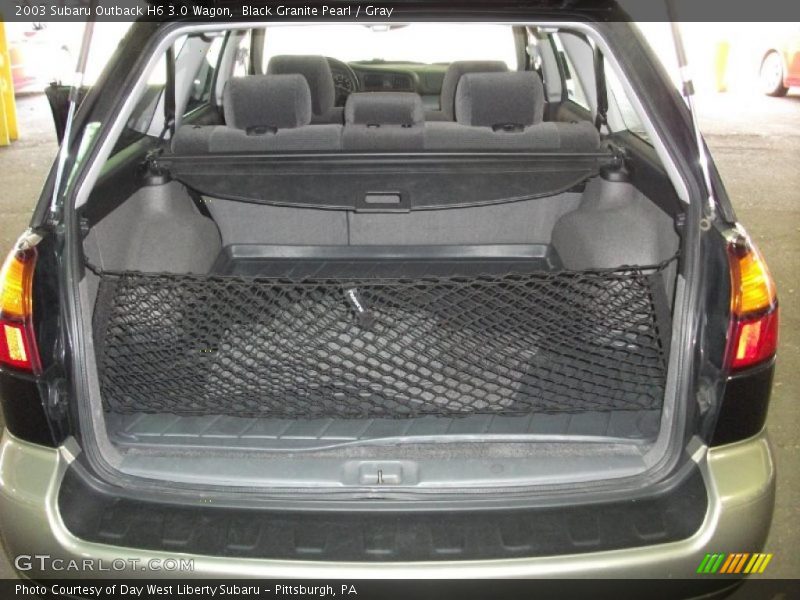 Black Granite Pearl / Gray 2003 Subaru Outback H6 3.0 Wagon