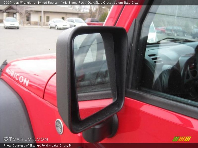 Flame Red / Dark Slate Gray/Medium Slate Gray 2007 Jeep Wrangler Unlimited Rubicon 4x4