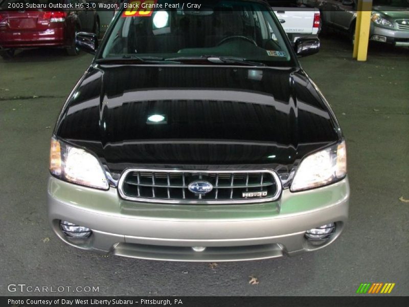 Black Granite Pearl / Gray 2003 Subaru Outback H6 3.0 Wagon