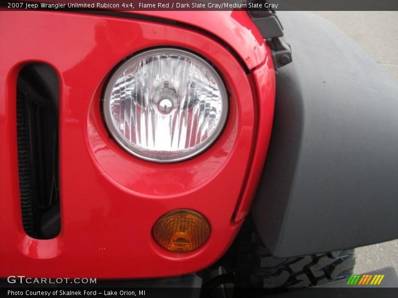 Flame Red / Dark Slate Gray/Medium Slate Gray 2007 Jeep Wrangler Unlimited Rubicon 4x4