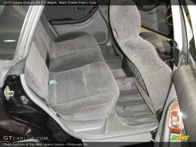 Black Granite Pearl / Gray 2003 Subaru Outback H6 3.0 Wagon
