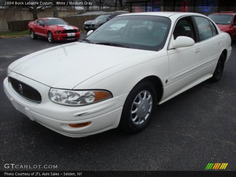 White / Medium Gray 2004 Buick LeSabre Custom