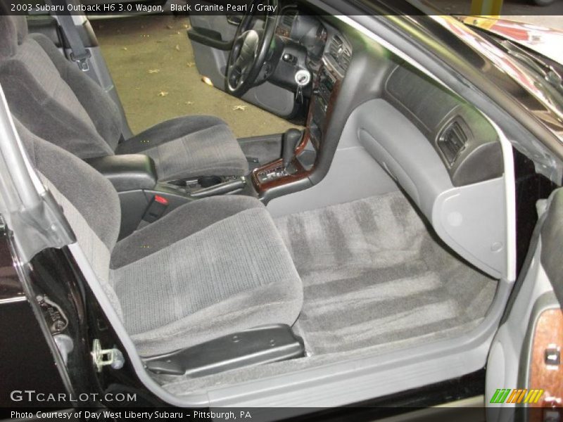 Black Granite Pearl / Gray 2003 Subaru Outback H6 3.0 Wagon