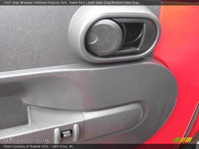 Flame Red / Dark Slate Gray/Medium Slate Gray 2007 Jeep Wrangler Unlimited Rubicon 4x4