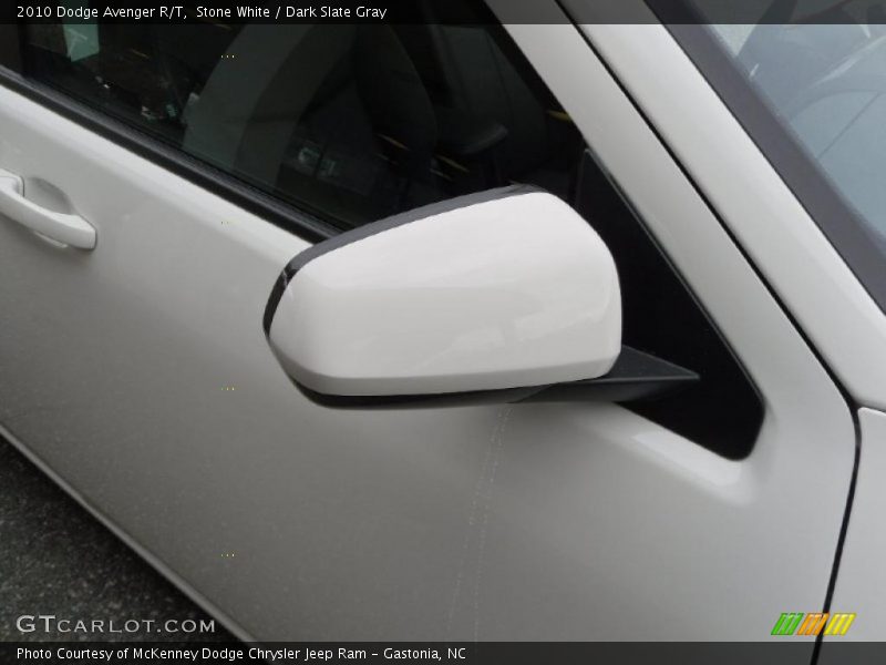 Stone White / Dark Slate Gray 2010 Dodge Avenger R/T