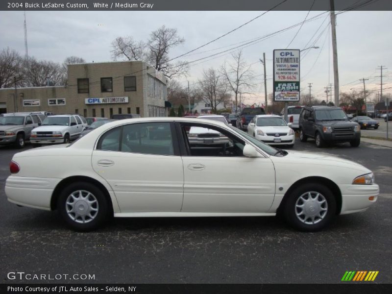 White / Medium Gray 2004 Buick LeSabre Custom