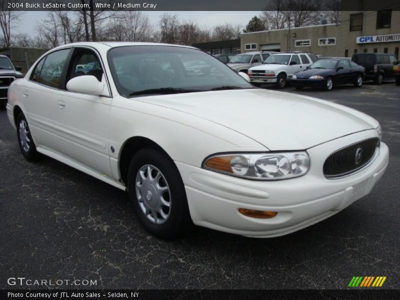 White / Medium Gray 2004 Buick LeSabre Custom