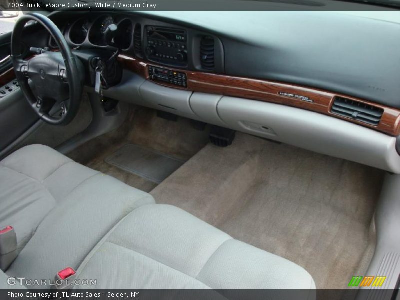 White / Medium Gray 2004 Buick LeSabre Custom