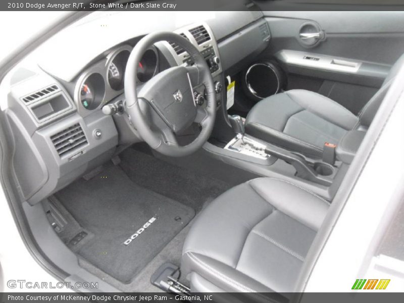Stone White / Dark Slate Gray 2010 Dodge Avenger R/T