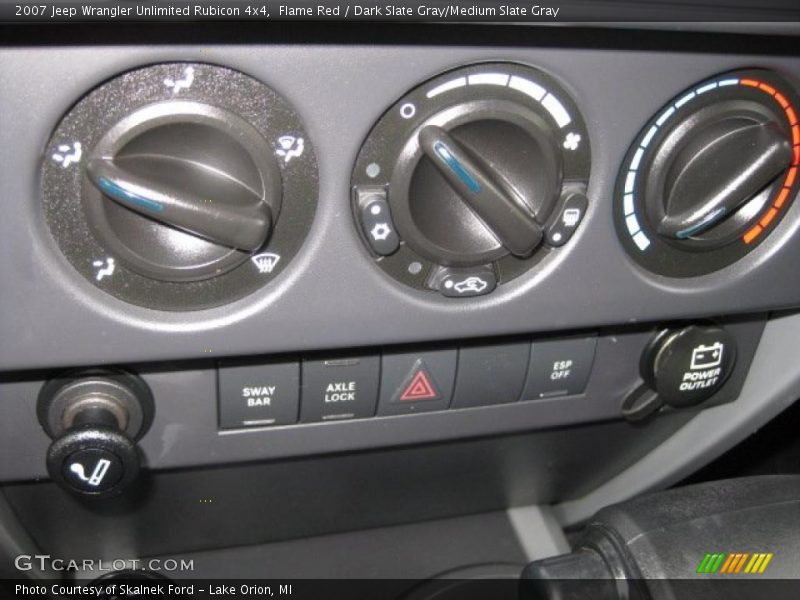 Flame Red / Dark Slate Gray/Medium Slate Gray 2007 Jeep Wrangler Unlimited Rubicon 4x4