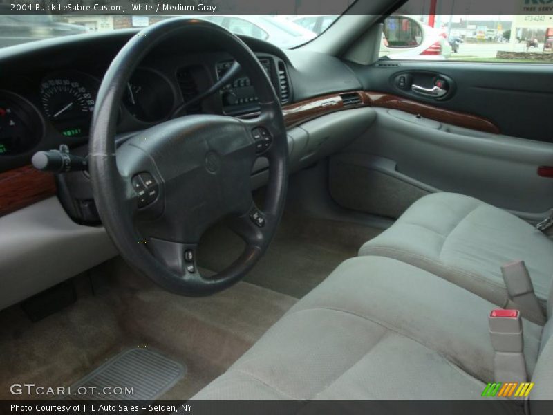 White / Medium Gray 2004 Buick LeSabre Custom