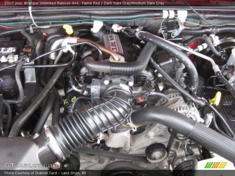 Flame Red / Dark Slate Gray/Medium Slate Gray 2007 Jeep Wrangler Unlimited Rubicon 4x4