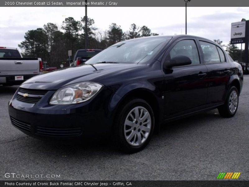 Imperial Blue Metallic / Gray 2010 Chevrolet Cobalt LS Sedan