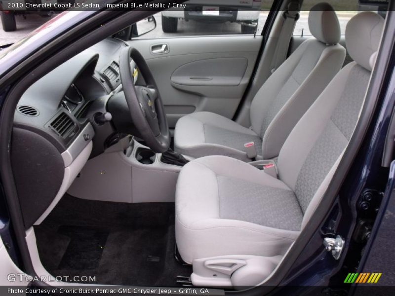 Imperial Blue Metallic / Gray 2010 Chevrolet Cobalt LS Sedan