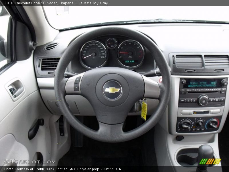 Imperial Blue Metallic / Gray 2010 Chevrolet Cobalt LS Sedan