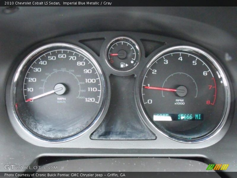 Imperial Blue Metallic / Gray 2010 Chevrolet Cobalt LS Sedan