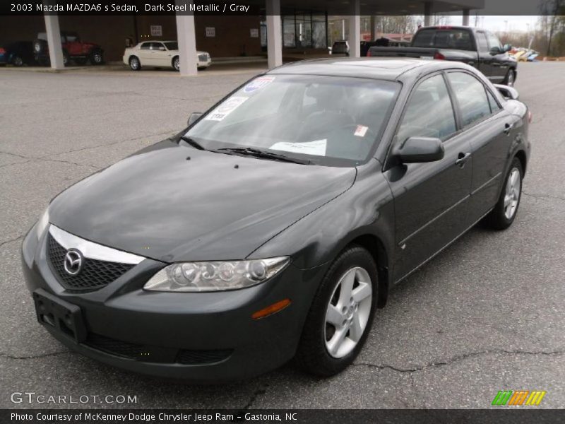 Dark Steel Metallic / Gray 2003 Mazda MAZDA6 s Sedan