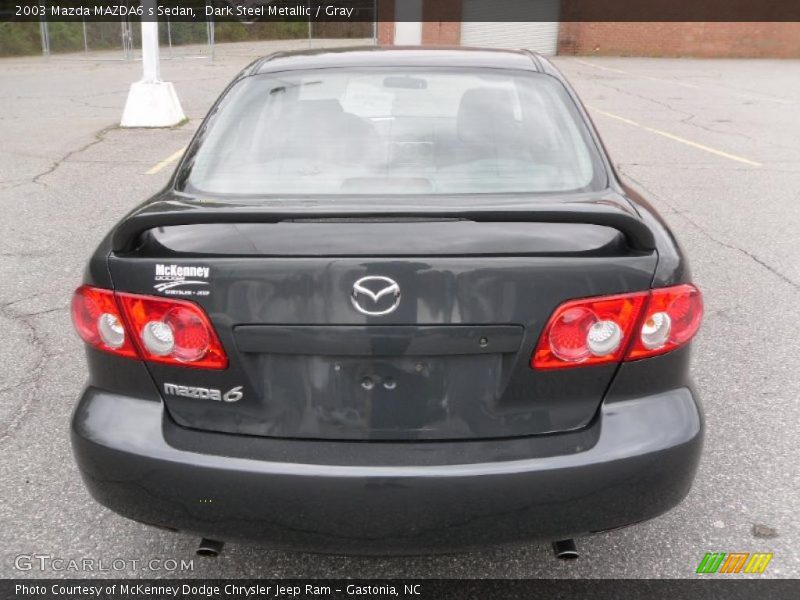 Dark Steel Metallic / Gray 2003 Mazda MAZDA6 s Sedan