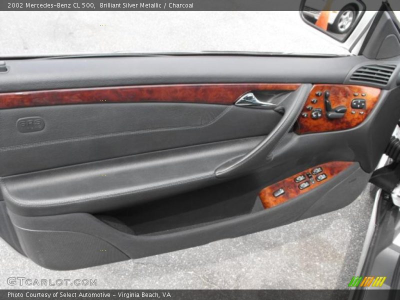 Brilliant Silver Metallic / Charcoal 2002 Mercedes-Benz CL 500