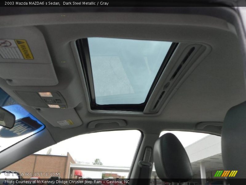 Dark Steel Metallic / Gray 2003 Mazda MAZDA6 s Sedan