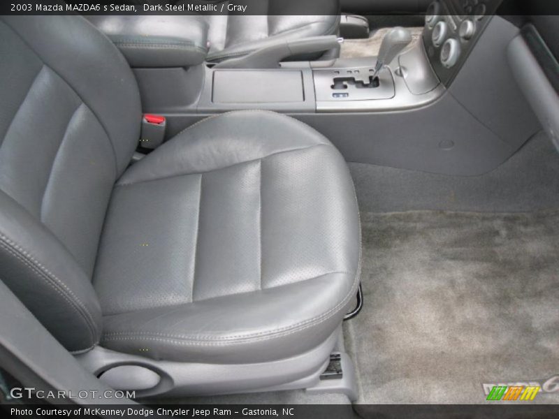 Dark Steel Metallic / Gray 2003 Mazda MAZDA6 s Sedan