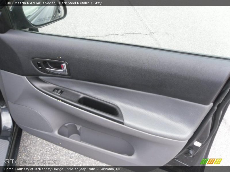 Dark Steel Metallic / Gray 2003 Mazda MAZDA6 s Sedan