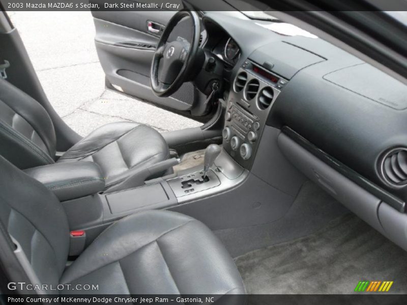 Dark Steel Metallic / Gray 2003 Mazda MAZDA6 s Sedan