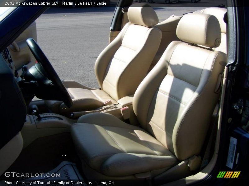 Marlin Blue Pearl / Beige 2002 Volkswagen Cabrio GLX