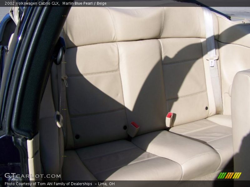 Marlin Blue Pearl / Beige 2002 Volkswagen Cabrio GLX