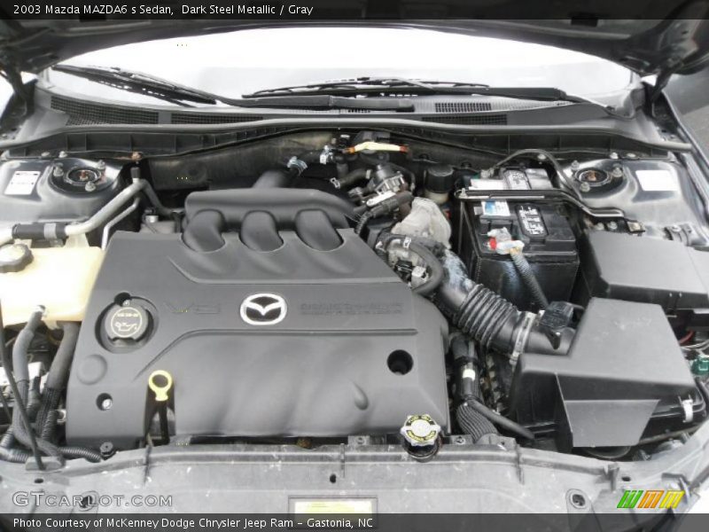 Dark Steel Metallic / Gray 2003 Mazda MAZDA6 s Sedan