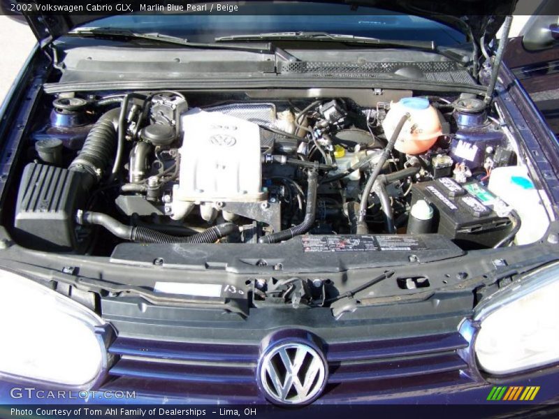 Marlin Blue Pearl / Beige 2002 Volkswagen Cabrio GLX