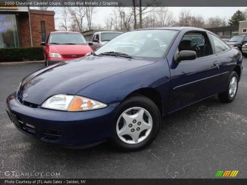Indigo Blue Metallic / Graphite 2000 Chevrolet Cavalier Coupe