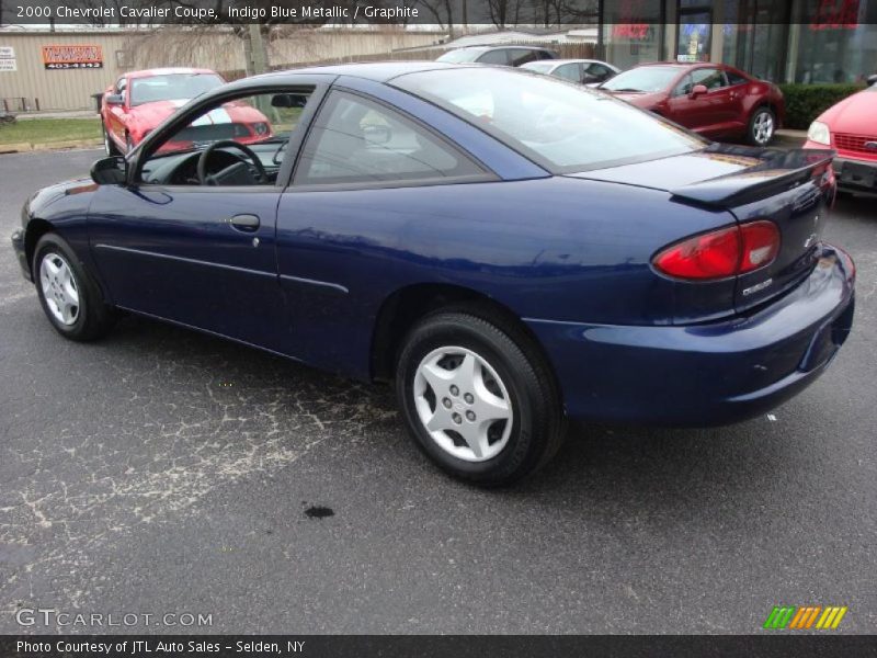 Indigo Blue Metallic / Graphite 2000 Chevrolet Cavalier Coupe