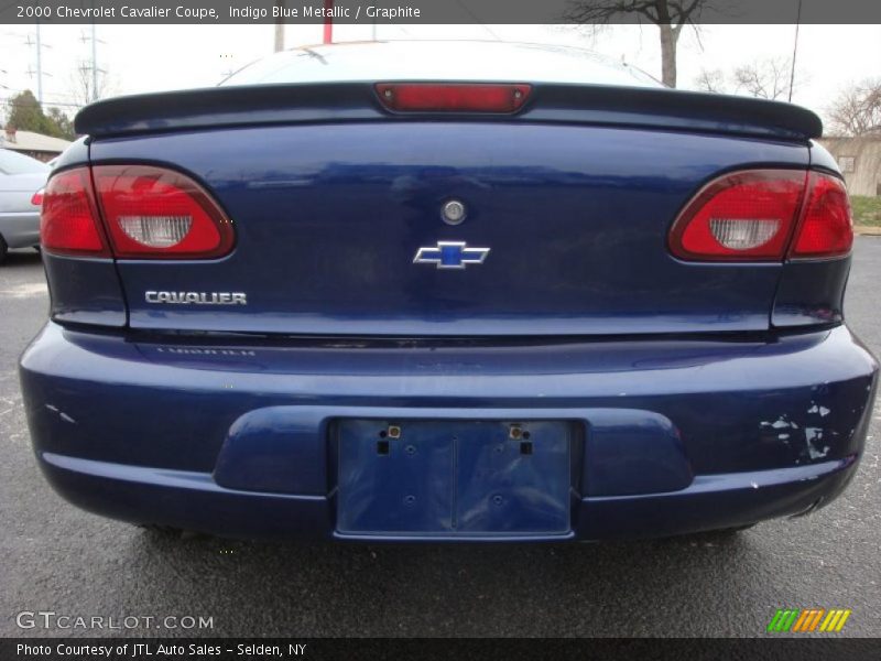 Indigo Blue Metallic / Graphite 2000 Chevrolet Cavalier Coupe