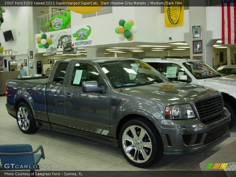 Dark Shadow Grey Metallic / Medium/Dark Flint 2007 Ford F150 Saleen S331 Supercharged SuperCab