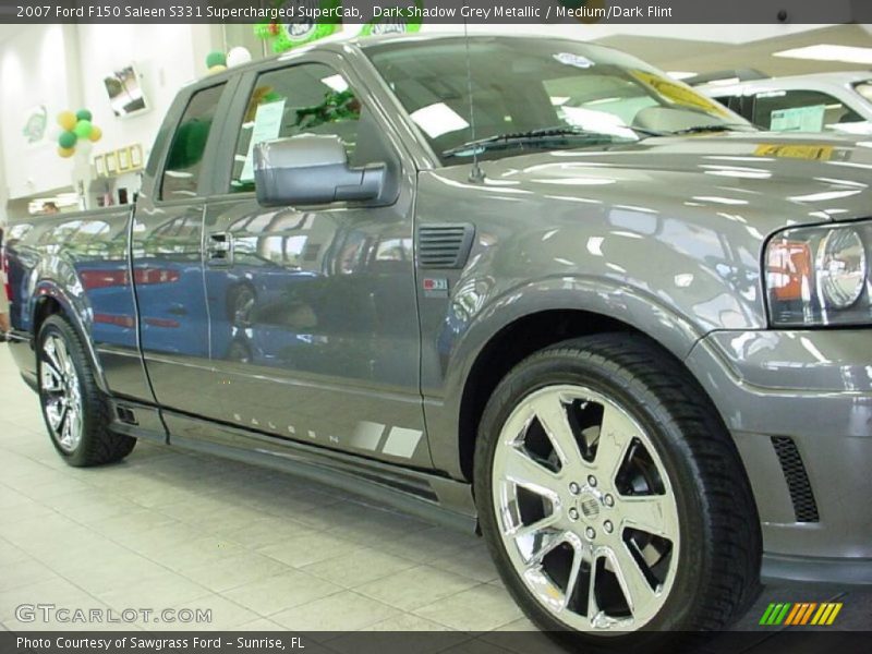 Dark Shadow Grey Metallic / Medium/Dark Flint 2007 Ford F150 Saleen S331 Supercharged SuperCab