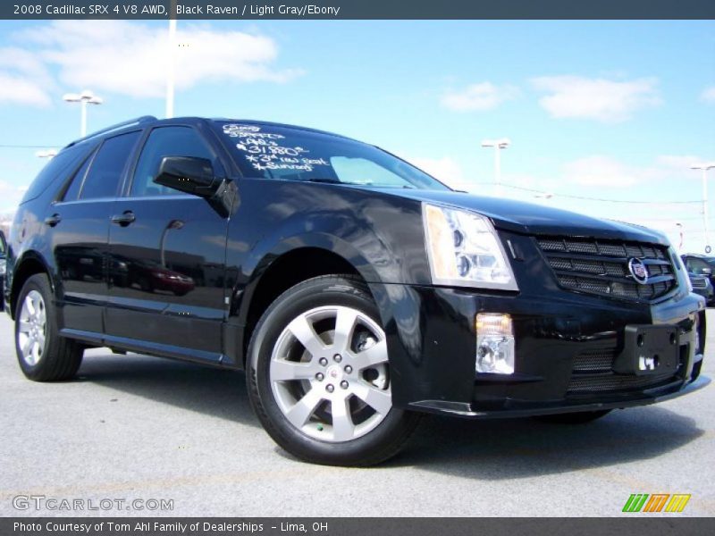 Black Raven / Light Gray/Ebony 2008 Cadillac SRX 4 V8 AWD