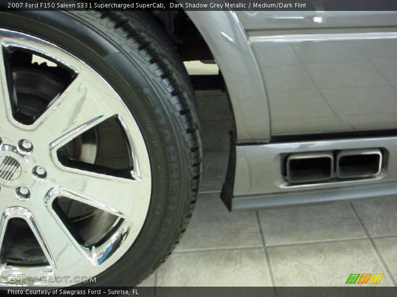 Dark Shadow Grey Metallic / Medium/Dark Flint 2007 Ford F150 Saleen S331 Supercharged SuperCab