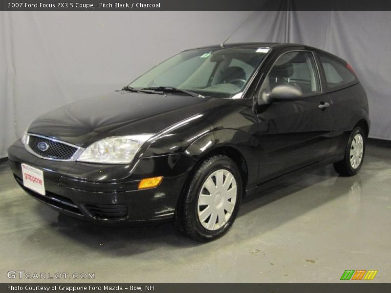 Pitch Black / Charcoal 2007 Ford Focus ZX3 S Coupe