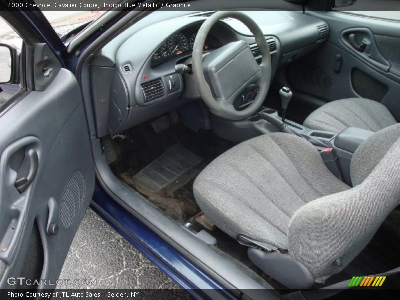 Indigo Blue Metallic / Graphite 2000 Chevrolet Cavalier Coupe
