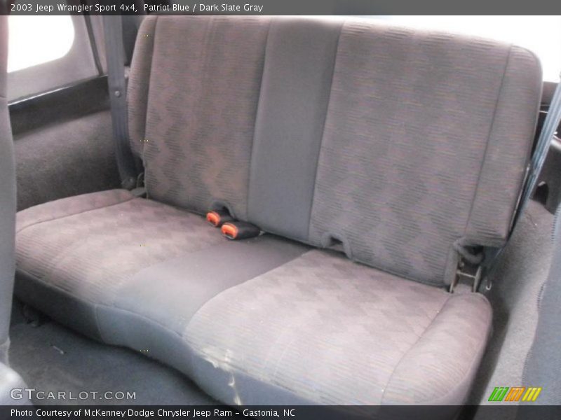 Patriot Blue / Dark Slate Gray 2003 Jeep Wrangler Sport 4x4