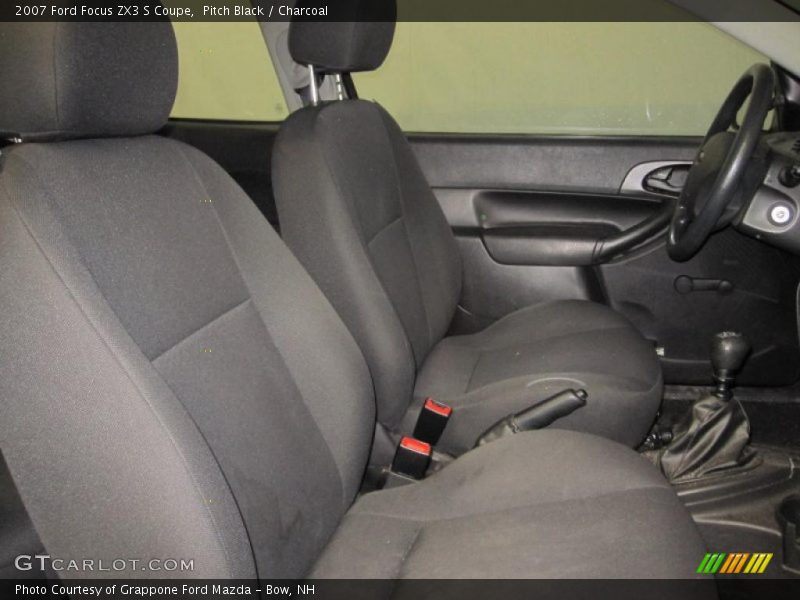 Pitch Black / Charcoal 2007 Ford Focus ZX3 S Coupe