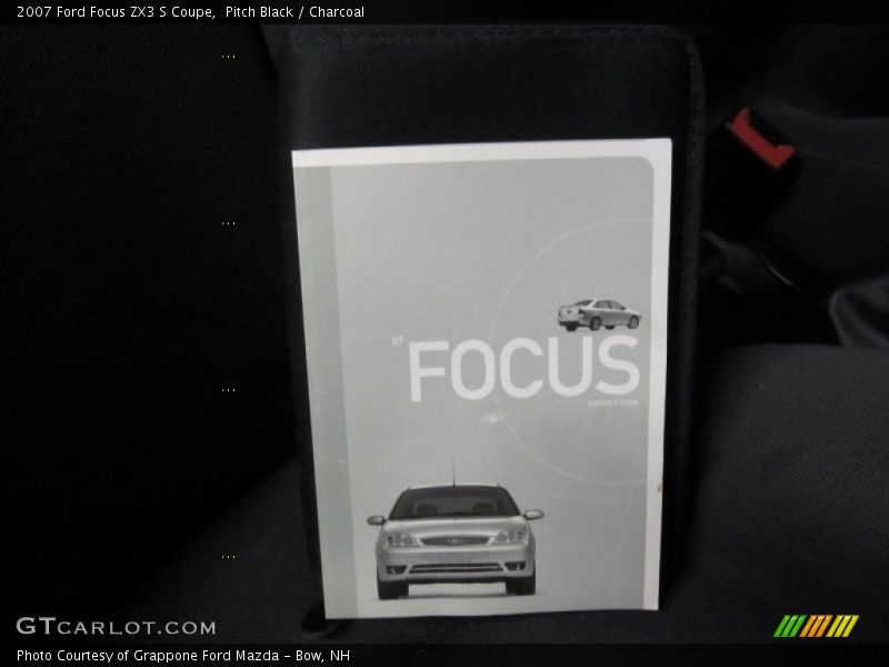 Pitch Black / Charcoal 2007 Ford Focus ZX3 S Coupe