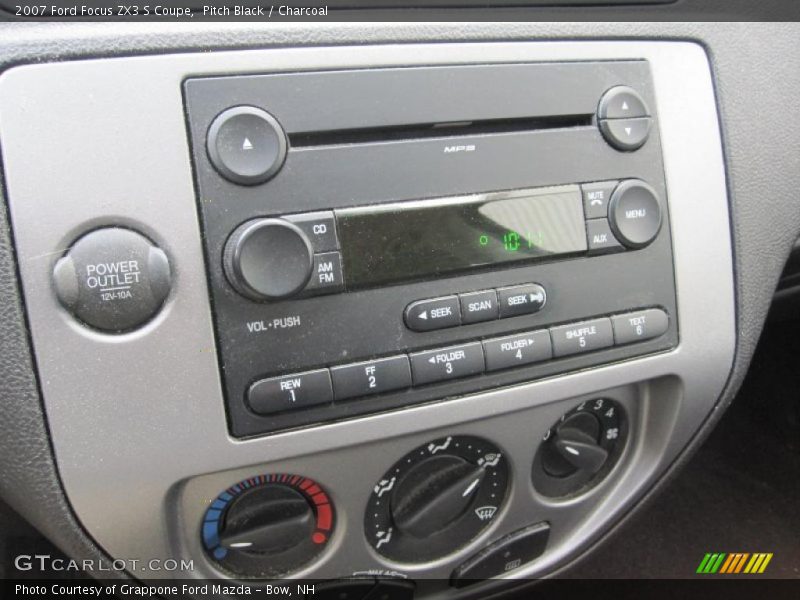 Pitch Black / Charcoal 2007 Ford Focus ZX3 S Coupe