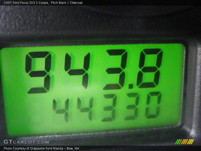 Pitch Black / Charcoal 2007 Ford Focus ZX3 S Coupe