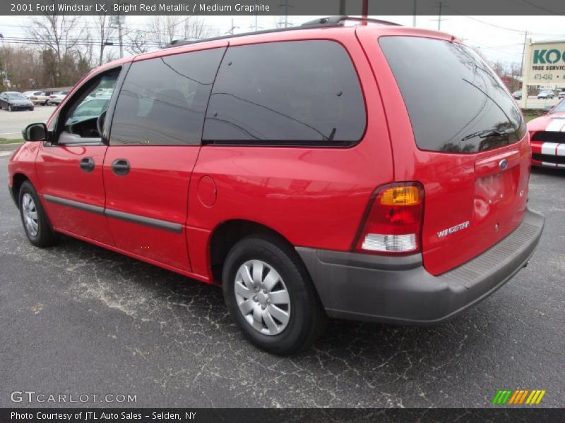 Bright Red Metallic / Medium Graphite 2001 Ford Windstar LX